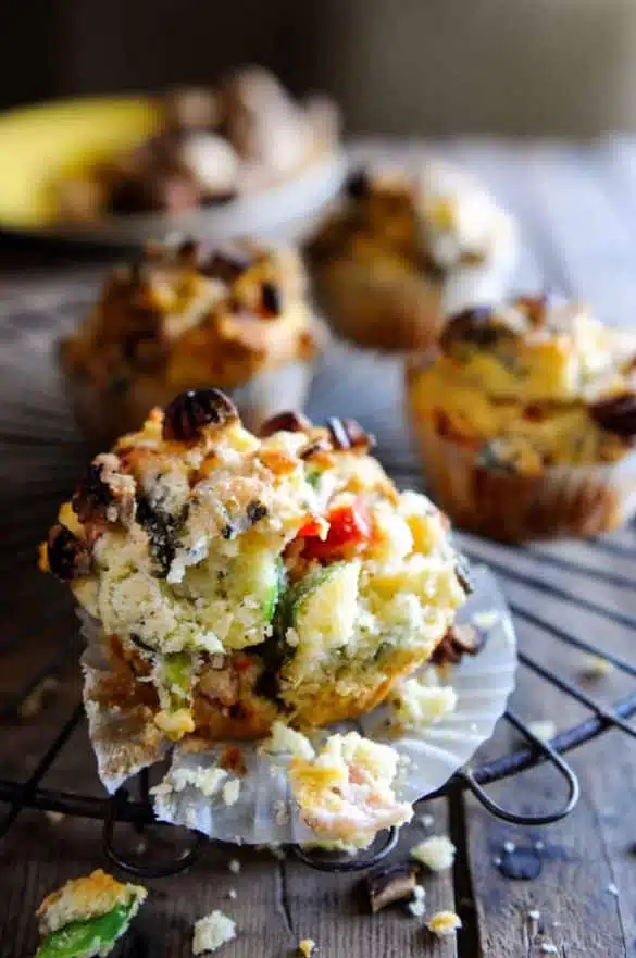 Nutty Blue Cheese Muffin